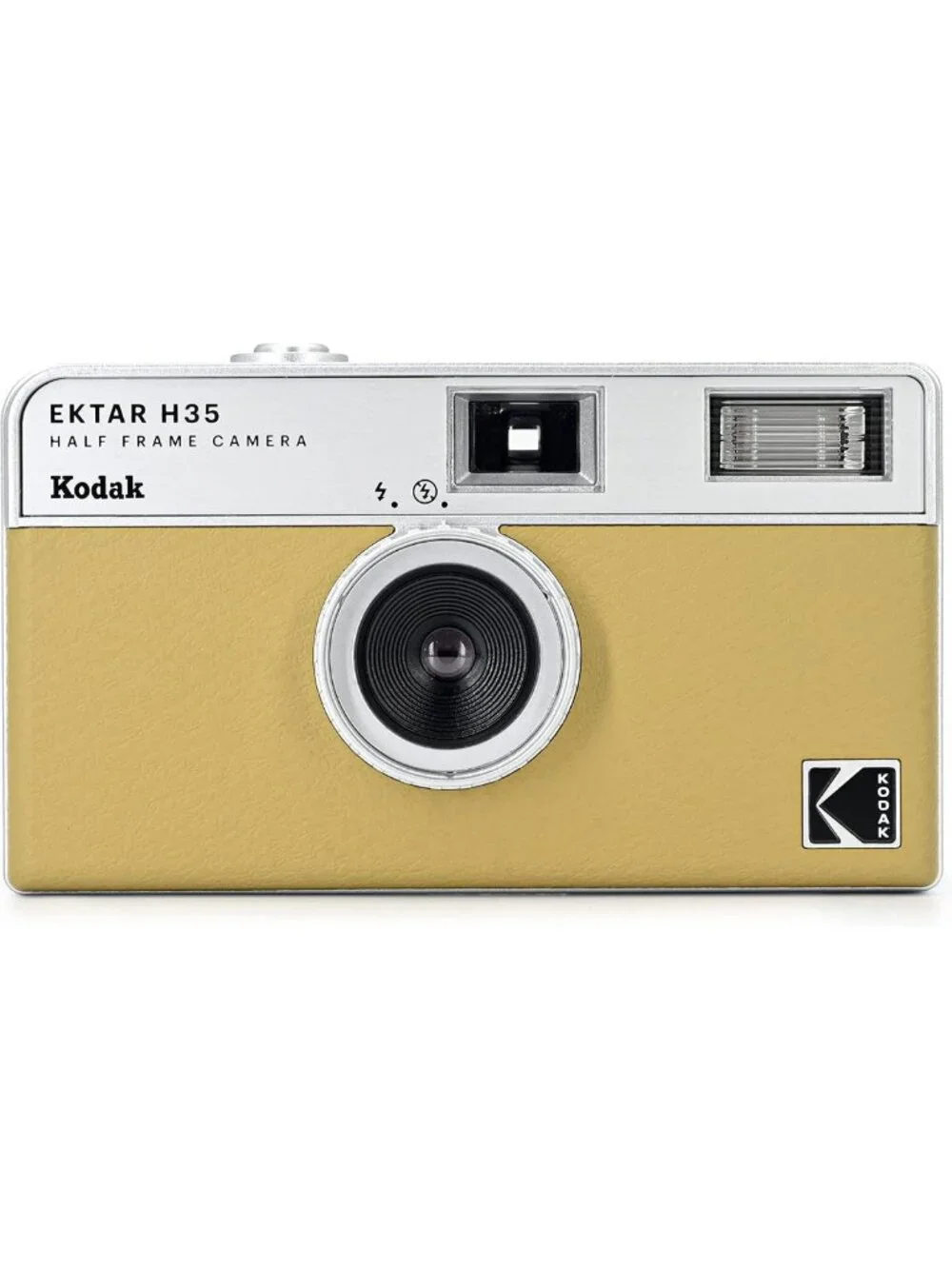 Lightweight Reusable Half Frame Film Camera, 35mm, Easy-to-Use, Focus-Free, Sand